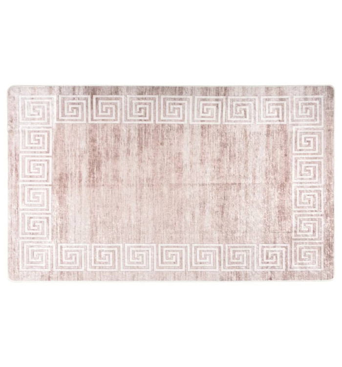 Tapis lavable antidérapant 120x180 cm beige | Mobilier & Déco