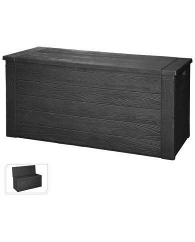 ProGarden Boîte de rangement de jardin 300 L Gris foncé | Mobilier & Déco
