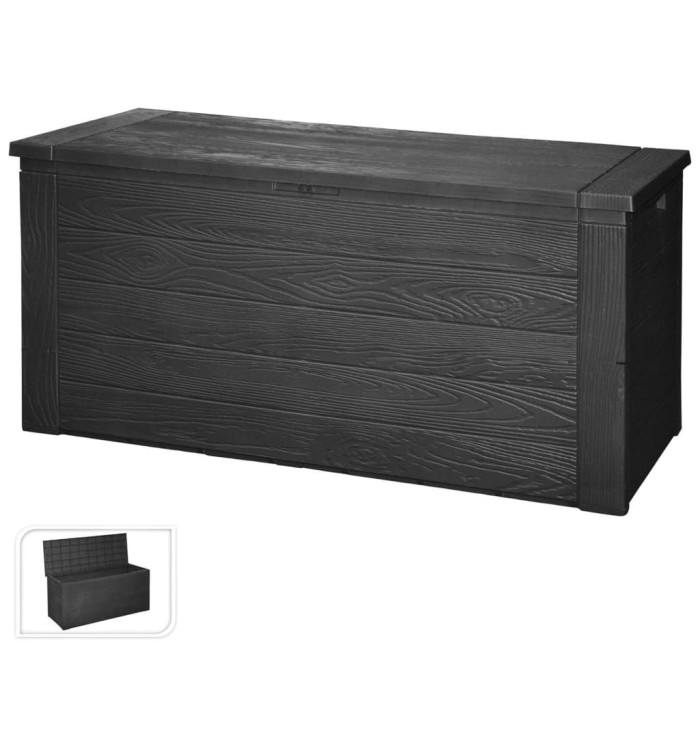 ProGarden Boîte de rangement de jardin 300 L Gris foncé | Mobilier & Déco