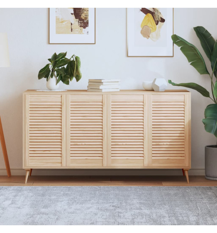 Portes d'armoire à persiennes 4pcs 69x39,4cm bois de pin massif | Mobilier & Déco