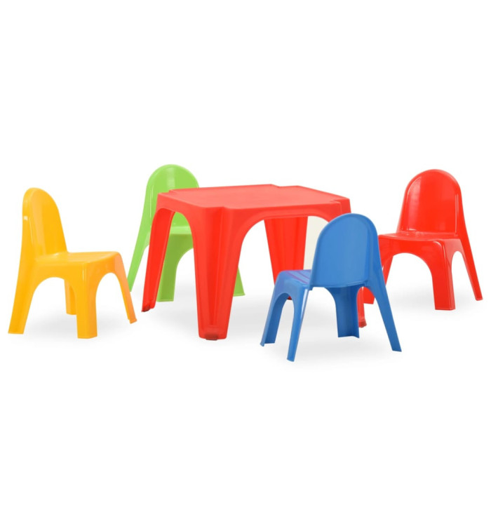 Ensemble de table et chaises pour enfants PP | Mobilier & Déco
