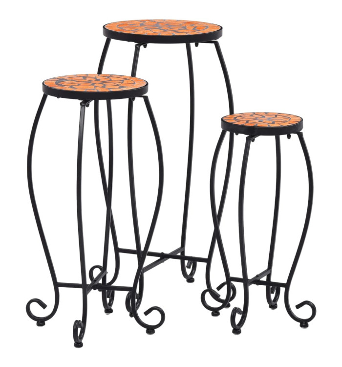 Tables mosaïque 3 pcs Terre cuite Céramique | Mobilier & Déco