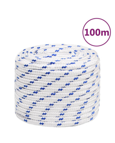 Corde de bateau Blanc 18 mm 100 m Polypropylène | Mobilier & Déco