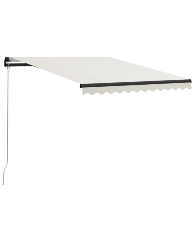 Auvent manuel rétractable 300x250 cm Crème | Mobilier & Déco