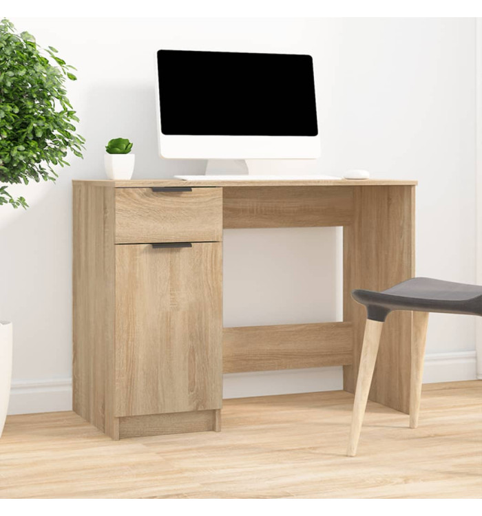 Bureau Chêne sonoma 100x50x75 cm Bois d'ingénierie | Mobilier & Déco