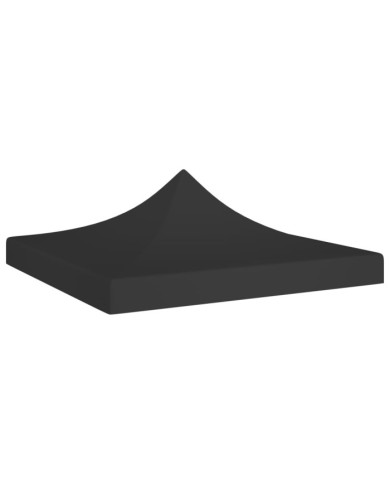 Toit de tente de réception 3x3 m Noir 270 g/m² | Mobilier & Déco