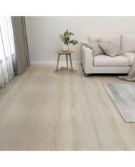 Dalles de plancher autoadhésives 20 pcs PVC 1,86 m² beige | Mobilier & Déco