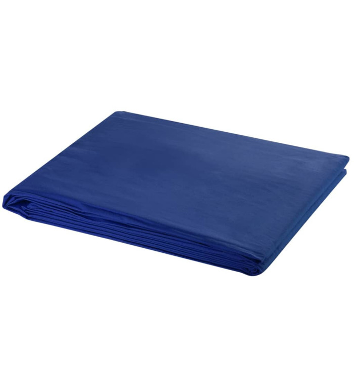 Toile de fond coton sans support bleu 600x300 cm incrustation | Mobilier & Déco