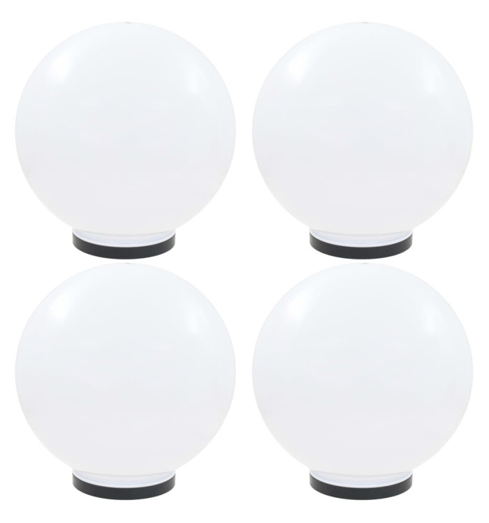 Lampes à LED sous forme de boule 4 pcs Sphérique 40 cm PMMA | Mobilier & Déco