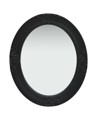 Miroir mural style baroque 50x60 cm noir | Mobilier & Déco