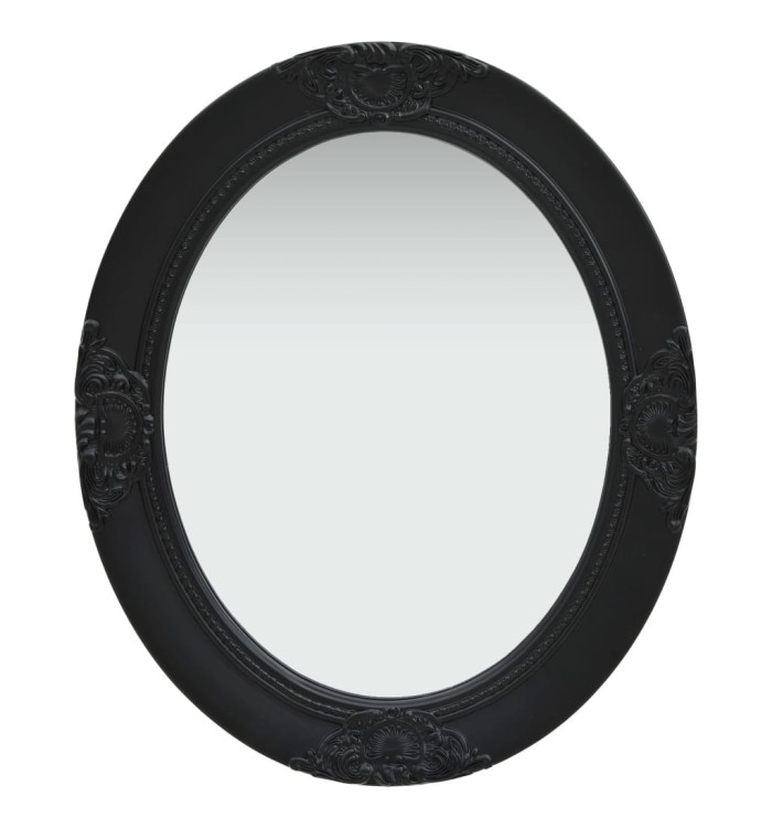 Miroir mural style baroque 50x60 cm noir | Mobilier & Déco
