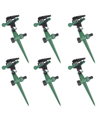 Arroseurs à impulsion de jardin 6 pcs | Mobilier & Déco