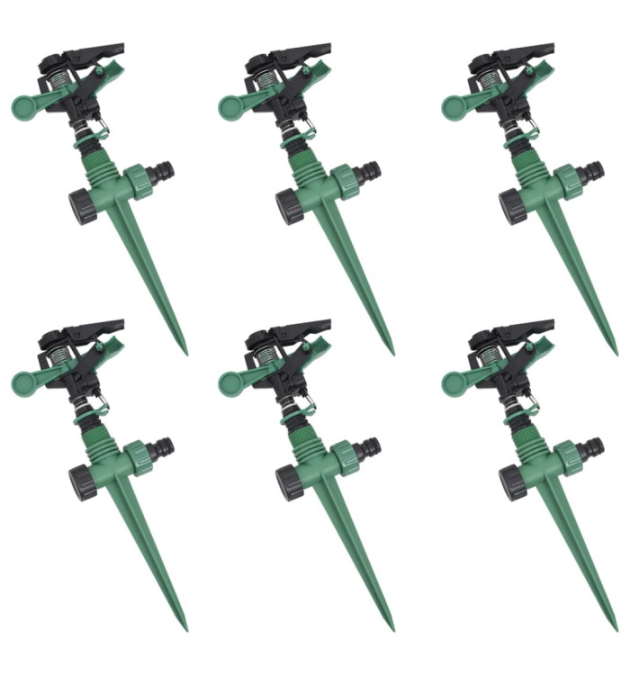Arroseurs à impulsion de jardin 6 pcs | Mobilier & Déco