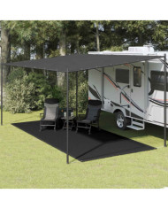 Tapis de tente 250x500 cm Noir | Mobilier & Déco