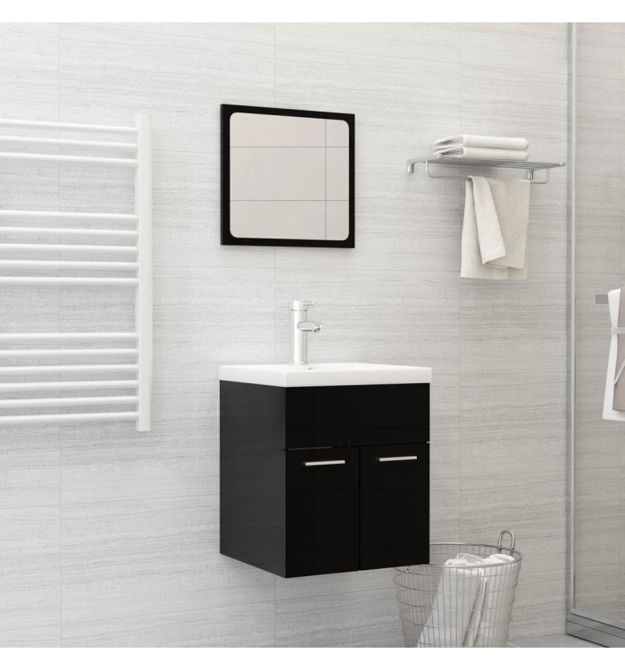 Lavabo encastré avec robinet 42x39x18 cm céramique blanc | Mobilier & Déco