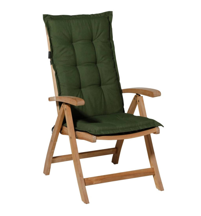 Madison Coussin de chaise à dossier haut Panama 123x50 cm Vert | Mobilier & Déco