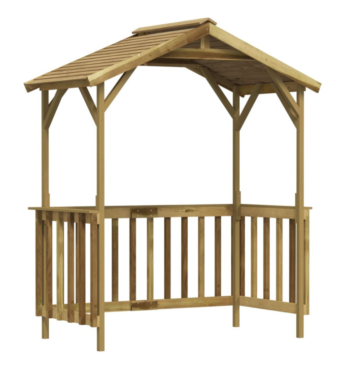 Abri de barbecue 163,5x93x210 cm Bois de pin imprégné | Mobilier & Déco