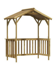 Abri de barbecue 163,5x93x210 cm Bois de pin imprégné | Mobilier & Déco
