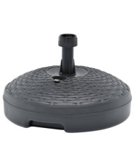 Socle de parasol rempli de sable/d'eau 20 L Plastique rotin | Mobilier & Déco