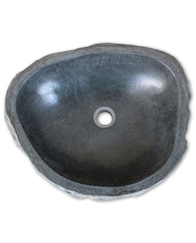 Lavabo de salle de bain Pierre de rivière | Mobilier & Déco