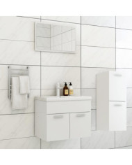 Ensemble de meubles de salle de bain Blanc Aggloméré | Mobilier & Déco