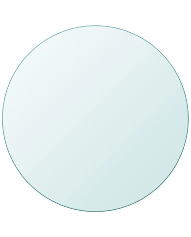 Dessus de table ronde en verre trempé 900 mm | Mobilier & Déco