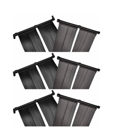 Panneaux solaires de chauffage de piscine 6 pcs 80x620 cm | Mobilier & Déco