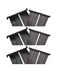 Panneaux solaires de chauffage de piscine 6 pcs 80x620 cm | Mobilier & Déco