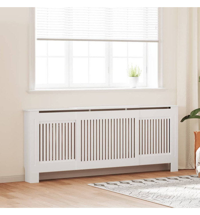 Cache-radiateur MDF Blanc 205 cm | Mobilier & Déco