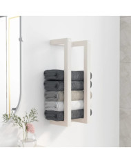 Porte-serviette Blanc 23x18x60 cm Bois de pin massif | Mobilier & Déco