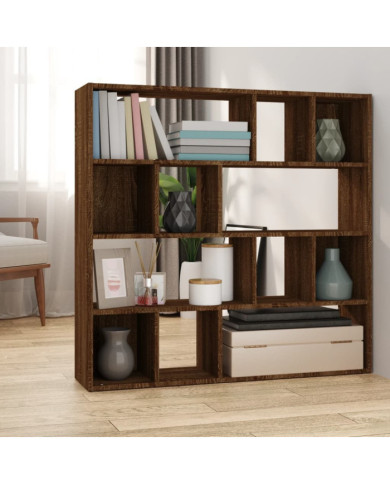 Bibliothèque/Séparateur de pièce Chêne marron 105x24x102 cm | Mobilier & Déco