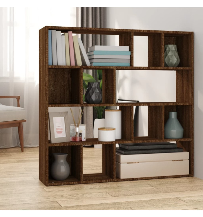 Bibliothèque/Séparateur de pièce Chêne marron 105x24x102 cm | Mobilier & Déco