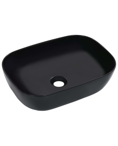 Lavabo 45,5x32x13 cm Céramique Noir | Mobilier & Déco