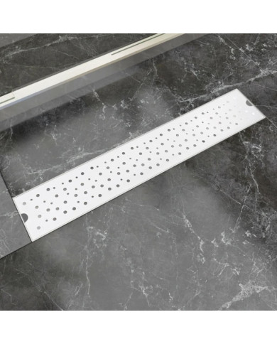 Drain de douche linéaire 630x140 mm acier inoxydable | Mobilier & Déco