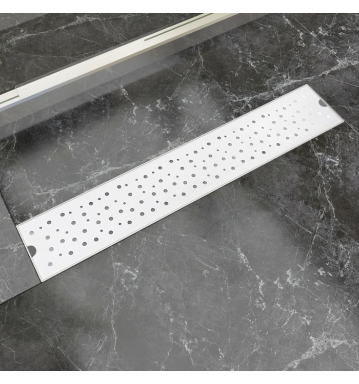 Drain de douche linéaire 630x140 mm acier inoxydable | Mobilier & Déco