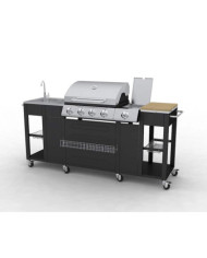 Barbecue de cuisine d'extérieur Montana 4 brûleurs | Mobilier & Déco