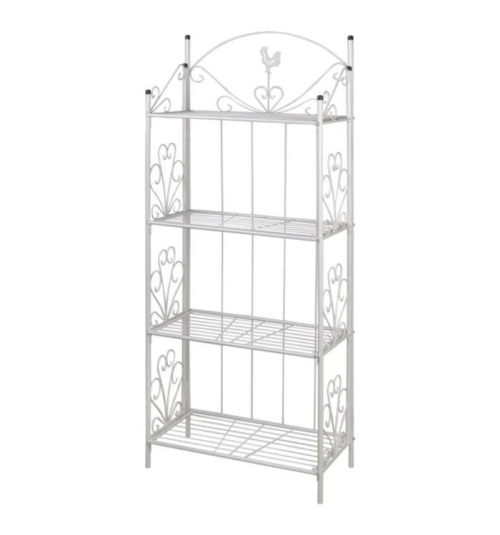 Support pour plantes Carré Blanc | Mobilier & Déco