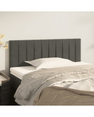 Tête de lit Gris foncé 90x5x78/88 cm Velours | Mobilier & Déco