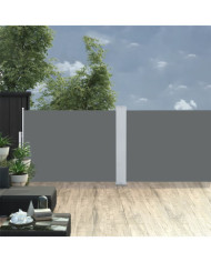 Auvent latéral rétractable Anthracite 120 x 1000 cm | Mobilier & Déco
