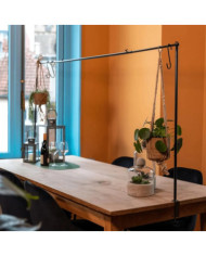 Esschert Design Tige de table décorative avec pince noir | Mobilier & Déco