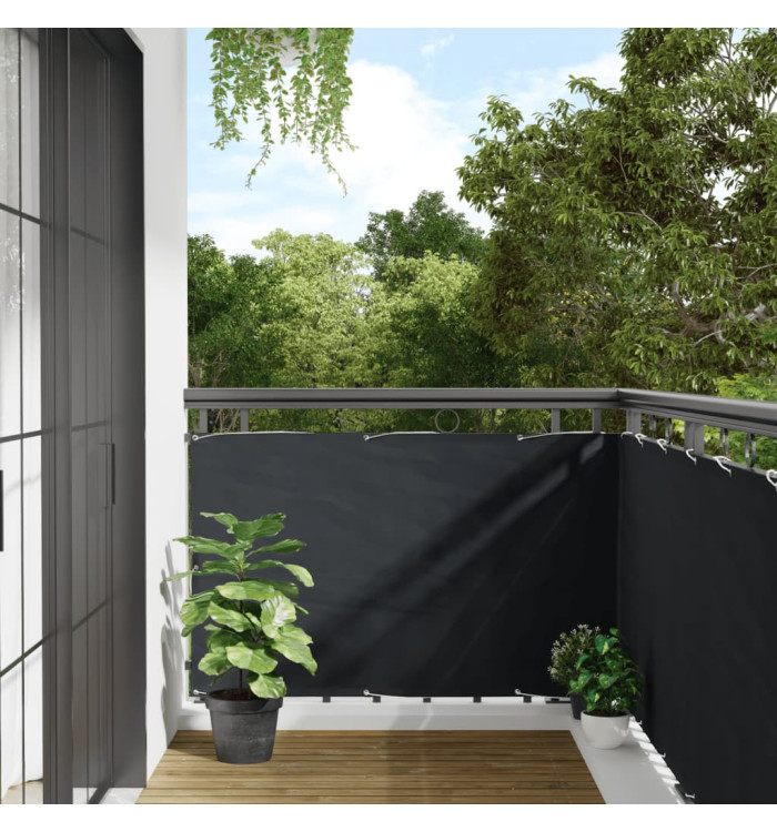 Écran de balcon en tissu Oxford 90x600 cm Anthracite | Mobilier & Déco