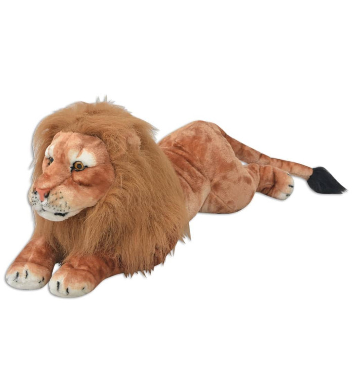 Lion en peluche Marron XXL | Mobilier & Déco