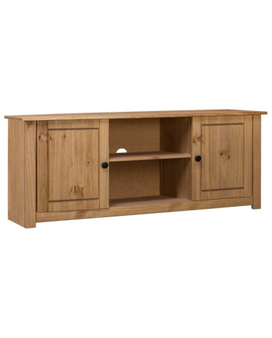 Meuble TV 120x40x50 cm Bois de pin massif Gamme Panama | Mobilier & Déco