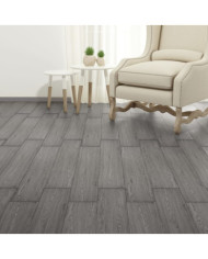 Planches de plancher PVC autoadhésif 2,51 m² 2 mm Gris foncé | Mobilier & Déco