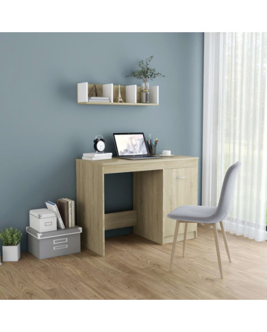 Bureau Chêne sonoma 100x50x76 cm Bois d’ingénierie | Mobilier & Déco