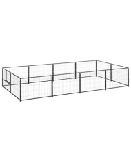 Chenil Noir 8 m² Acier | Mobilier & Déco