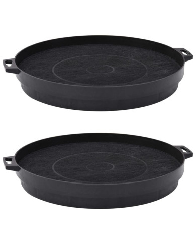 Filtres à charbon pour hotte de cuisine 2 pcs 210 mm | Mobilier & Déco