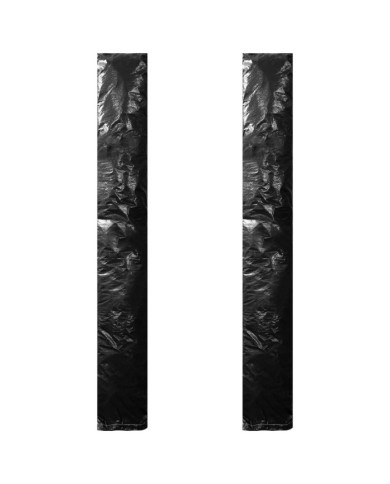 Housses de parasol avec fermeture éclair 2 pcs PE 200 cm | Mobilier & Déco