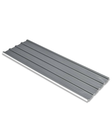Tôle en acier galvanisé 12 pièces Gris | Mobilier & Déco