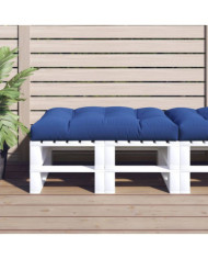 Coussin de palette bleu royal 120x80x12 cm tissu | Mobilier & Déco